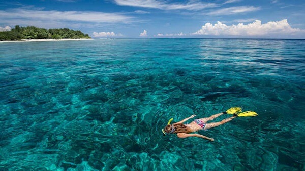 Perfect day for snorkeling on Gili Air